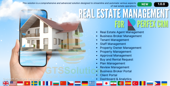 Real Estate Management module for Perfex CRM