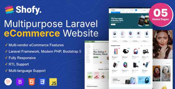 Shofy  - eCommerce and Multivendor Marketplace Laravel Platform