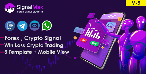 SignalMax  - Trading and Forex , Crypto Signal Notifier Subscription based Platform