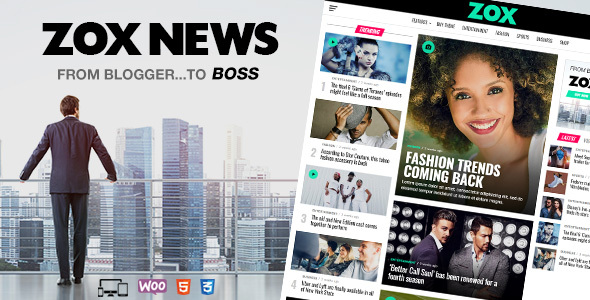 Zox News – Professional WordPress News and Magazine Theme