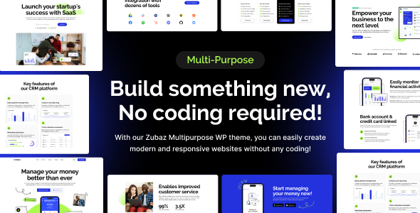 Zubaz – SaaS and Startup WordPress Theme